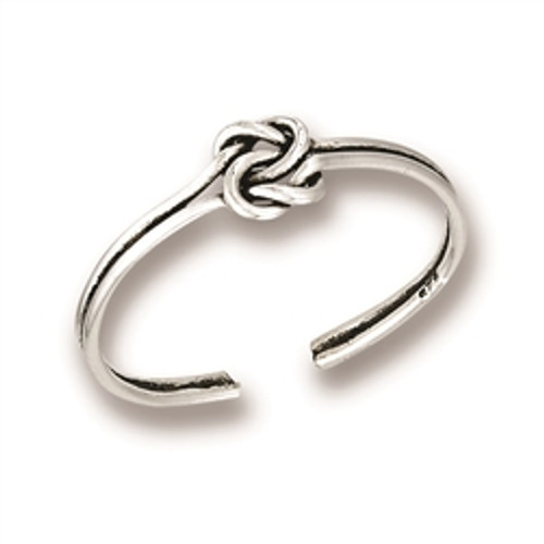 Toe Ring - Silver Wire Wrap Knot