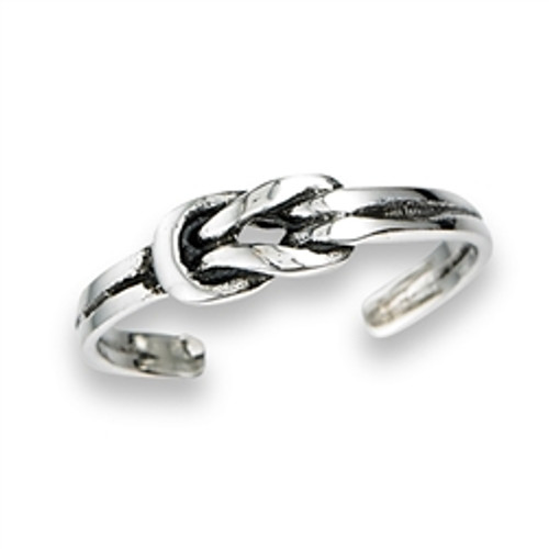 Toe Ring - Silver Knot