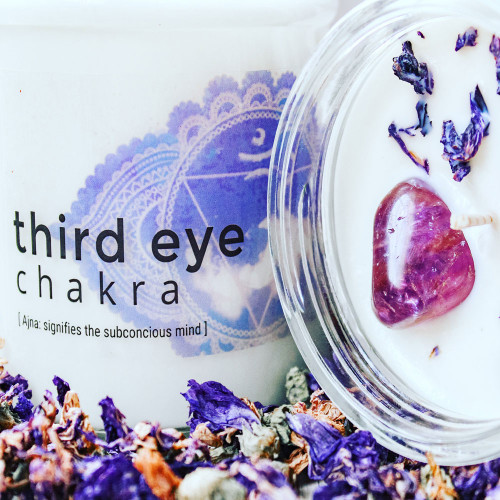 Candle - Third Eye Chakra Candle - Third Eye Chakra