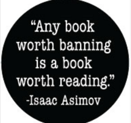 Button Magnet - Any book worth banning...