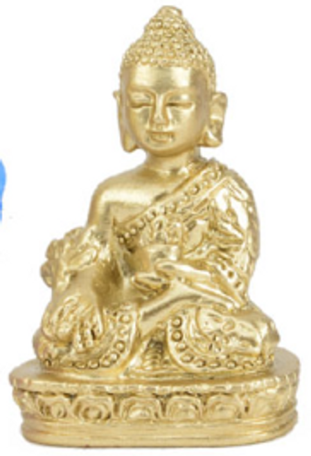Pocket Deity - Medicine Buddha/Gold Pocket Deity - Medicine Buddha/Gold