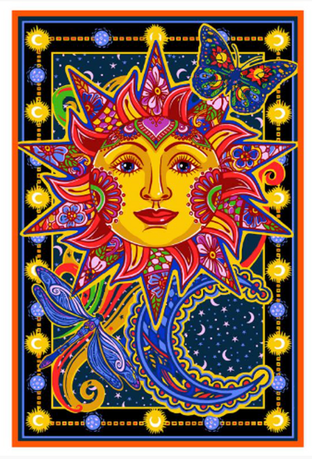 Tapestry - Celestial Sun/3D