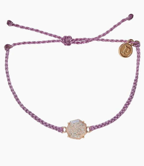Bracelet/Pura Vida - Rainbow Geode/Lavender Bracelet/Pura Vida - Rainbow Geode/Lavender