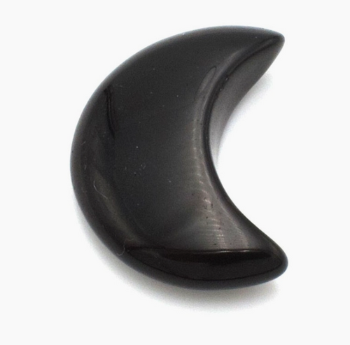 Sale Mini Gemstone Moon - Black Onyx
