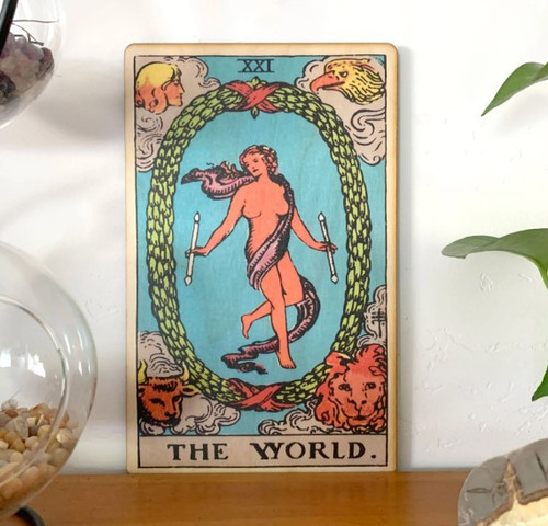 Wall Art - Tarot/The World Wall Art - Tarot/The World