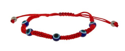 Bracelet/Adjustable - Evil Eye/Red