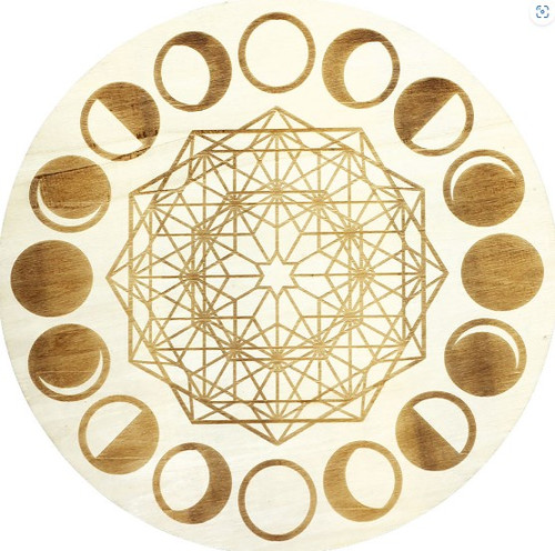 Crystal Grid/12" - Moon Cycle