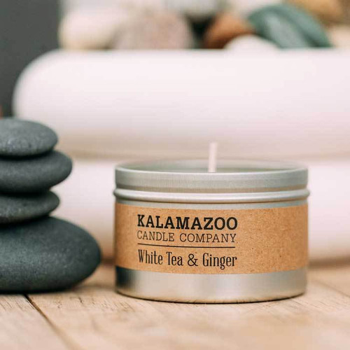 Candle Tin - White Tea & Ginger Candle Tin - White Tea & Ginger