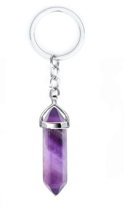 Key Chain - Point/Amethyst Key Chain - Point/Amethyst