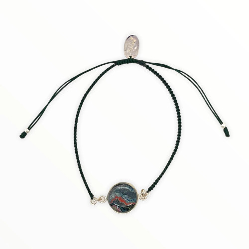 Sale Bracelet - Taylor/Silver/Emerald Sale Bracelet - Taylor/Silver/Emerald
