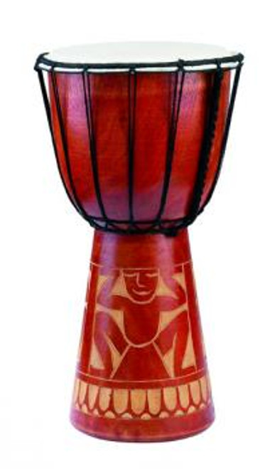 Djembe - Carved Mahogany Djembe - Carved Mahogany