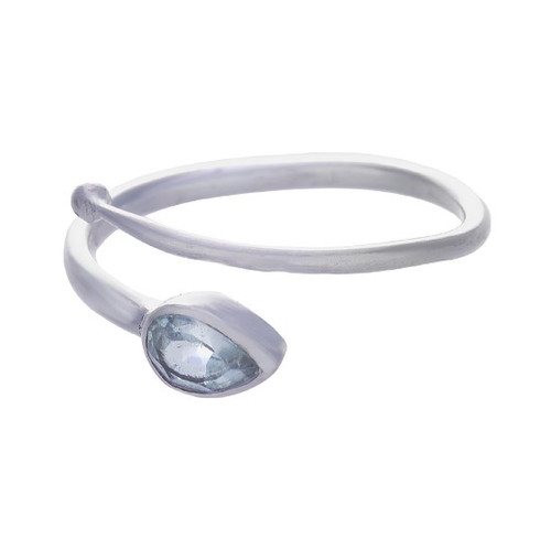 Sale Ring - Teardrop/Blue Topaz