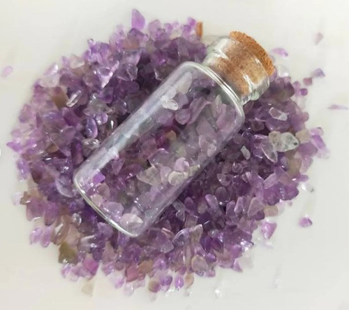 Mini Jar - Amethyst Crystal Chips Mini Jar - Amethyst Crystal Chips