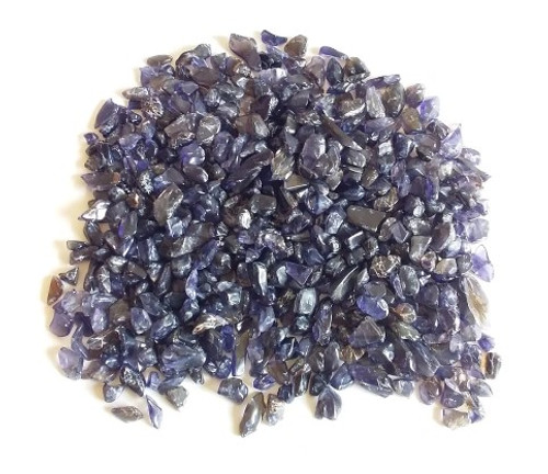 Mini Jar - Iolite Crystal Chips Mini Jar - Iolite Crystal Chips