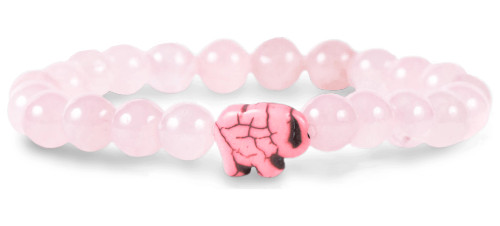 Bracelet - Elephant/Expedition/Rose Quartz Bracelet - Elephant/Expedition/Rose Quartz