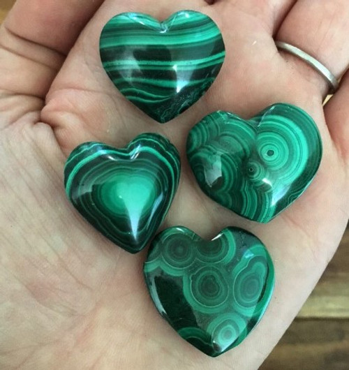 Gemstone Heart - Malachite