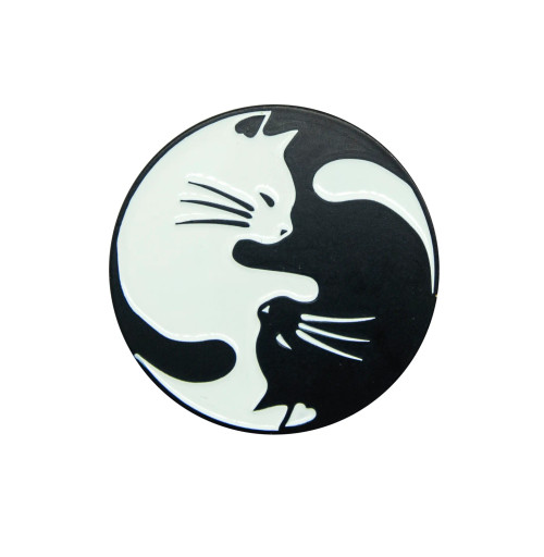 Enamel Pin - Cat/Ying Yang Enamel Pin - Cat/Ying Yang