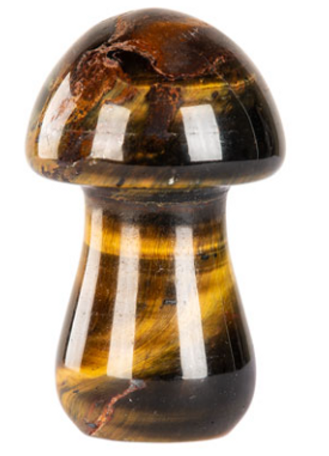 Mushroom/1.4" - Tiger Eye
