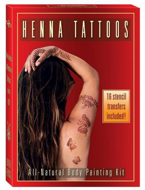Earth Henna Classic Kit - Yellow, Temporary Tattoos