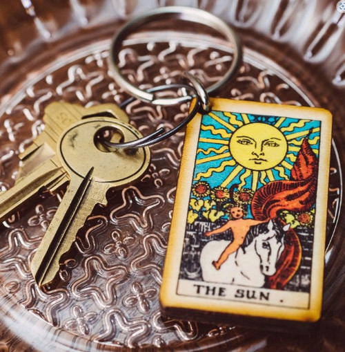 Key Chain - Tarot/The Sun