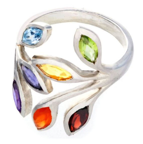 Ring - Chakra Leaves