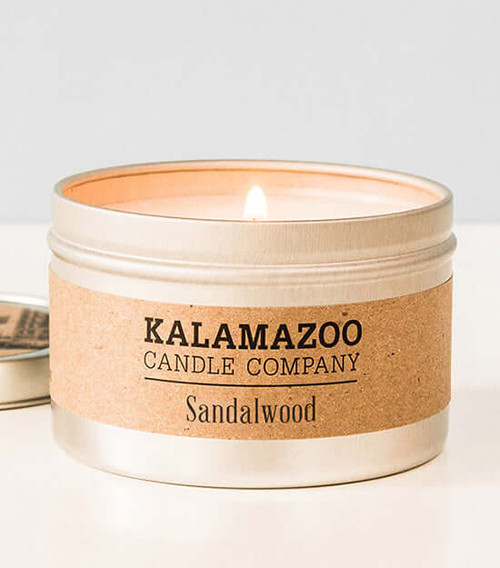Candle Tin - Sandalwood Candle Tin - Sandalwood