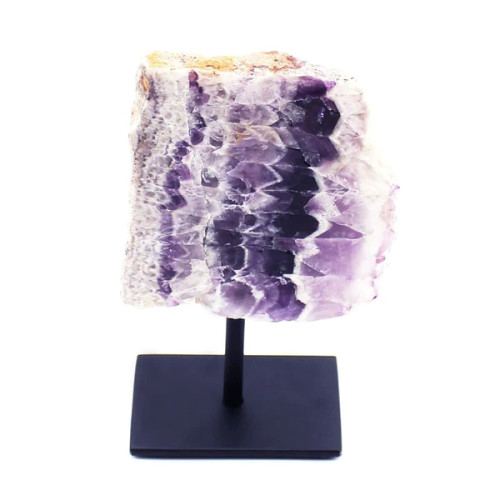 Chevron Amethyst on Stand