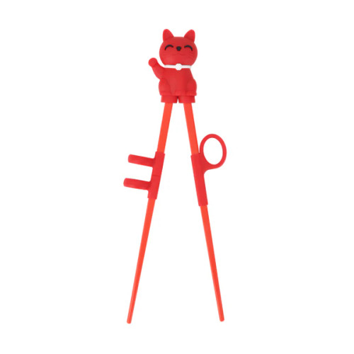 Chopsticks/Beginner - Lucky Cat/Red Chopsticks/Beginner - Lucky Cat/Red