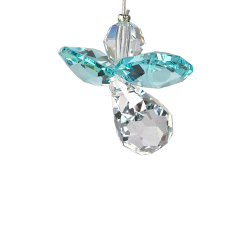 Crystal Guardian Angel - Blue Zircon Crystal Guardian Angel - Blue Zircon