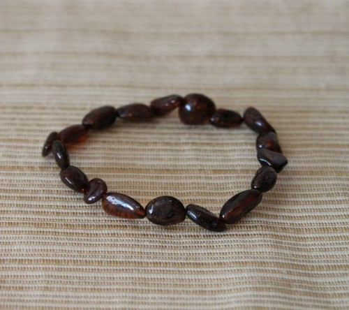 Amber Bracelet/Adult - Cherry Beans Amber Bracelet/Adult - Cherry Beans