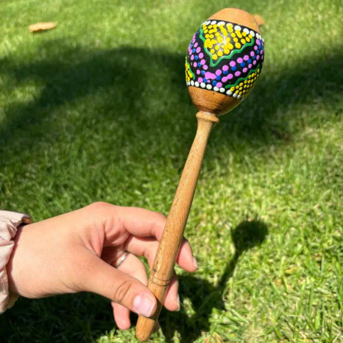 Musical Instrument - Hand Painted Maraca Musical Instrument - Hand Painted Maraca