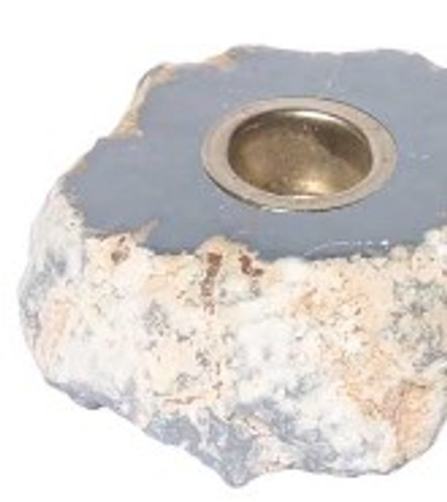 Candle Holder/Mini - Light Blue