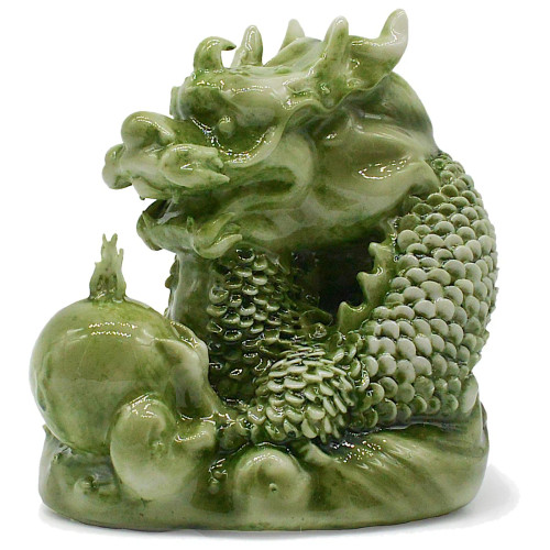 Statue - Dragon/Celadon Finish