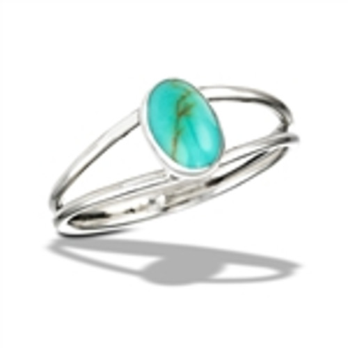 Ring - Double Shanked w/ Turquoise