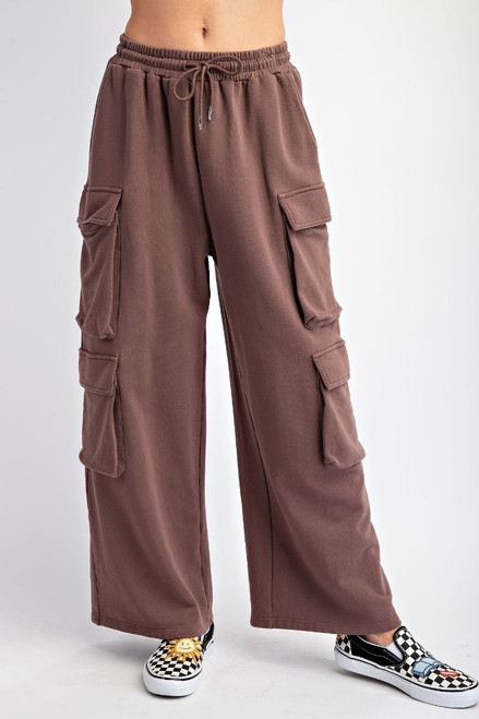 Pants - Mineral Washed/Mocha Pants - Mineral Washed/Mocha