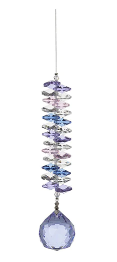 Crystal - Purple & Pink w/ 30 mm Lilac Crystal