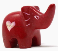 Elephant - Soapstone/Red