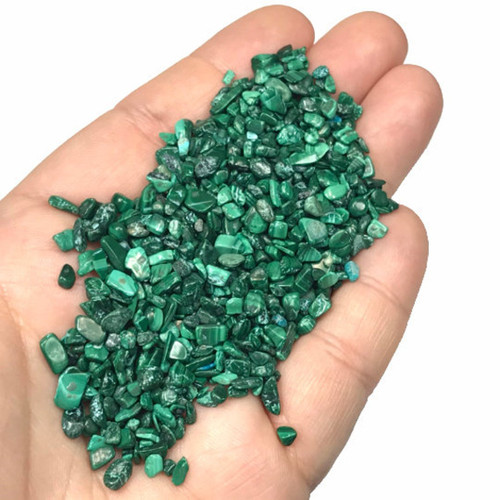 Mini Jar - Malachite Crystal Chips