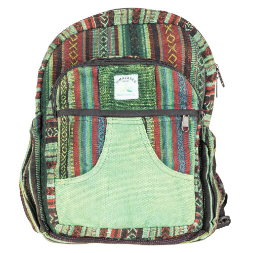 Backpack/Hemp - Green Tones