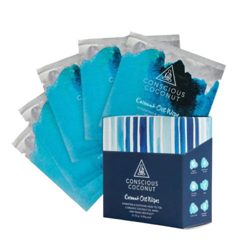 Coconut Organic Wipes/5 Pack