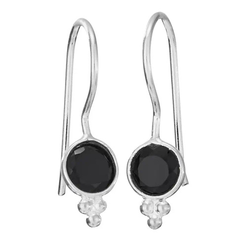 Earrings - Simple Onyx