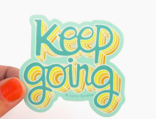 Sticker - Keep Going/Teal