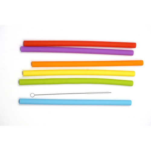 Straw Set - 10in Smoothie Straws Set of 6