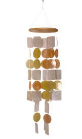 Wind Chime - Capiz Shell/Natural