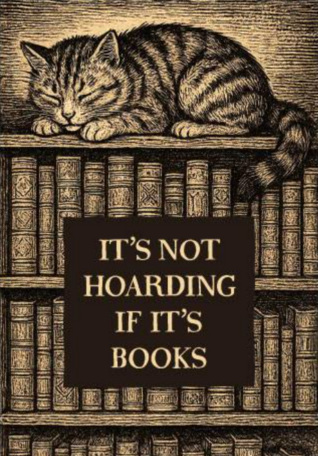Magnet - It's not hoarding if it's books