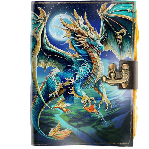 Journal/Colored Leather - Dragon