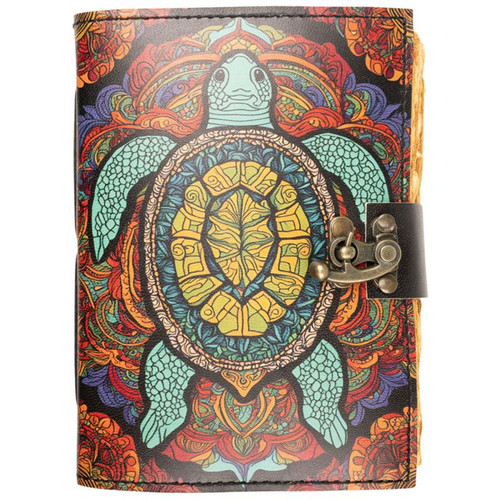 Journal/Colored Leather - Turtle