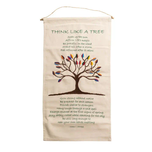 Wall Hanging - Think Like a Tree