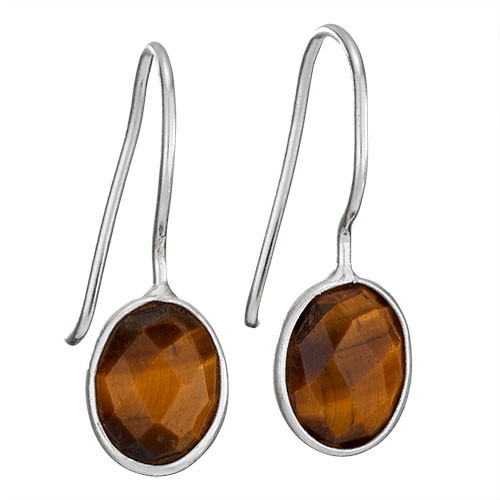 Earrings - Tiger Eye/Faceted
