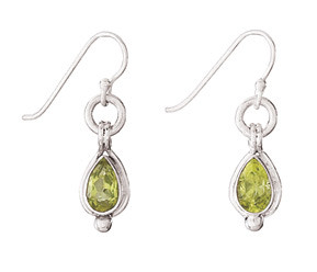 Earrings - Peridot Teardrops